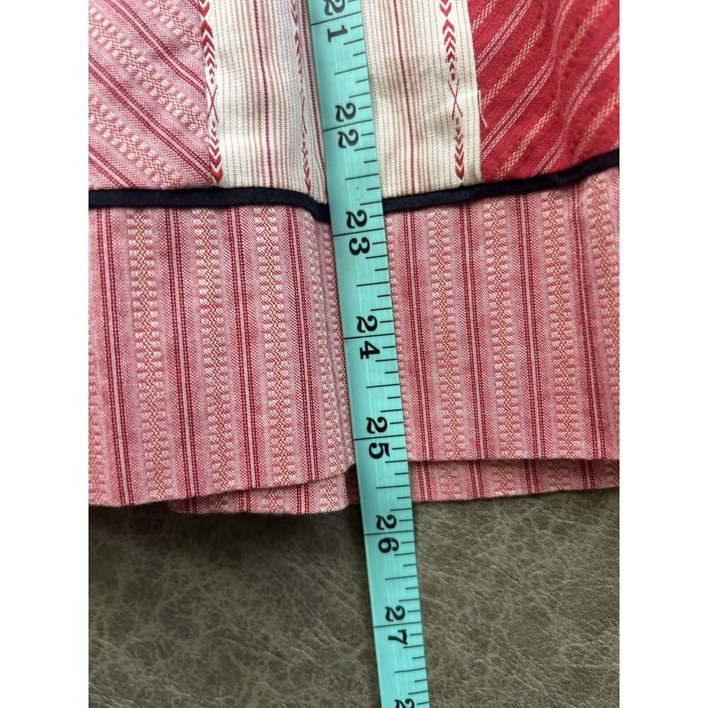 RARE ANTHROPOLOGIE ODILLE SZ 4 RED SKIRT VINTAGE (2004) WESTERN BOHO COTTAGECORE - Picture 7 of 9